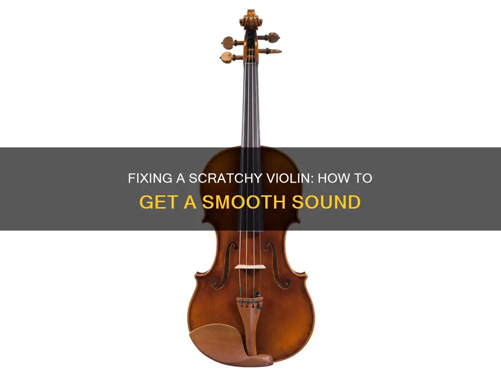 why does my violin sound scratchy