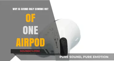 One AirPod Not Working? Troubleshooting Sound Issues in Your AirPods