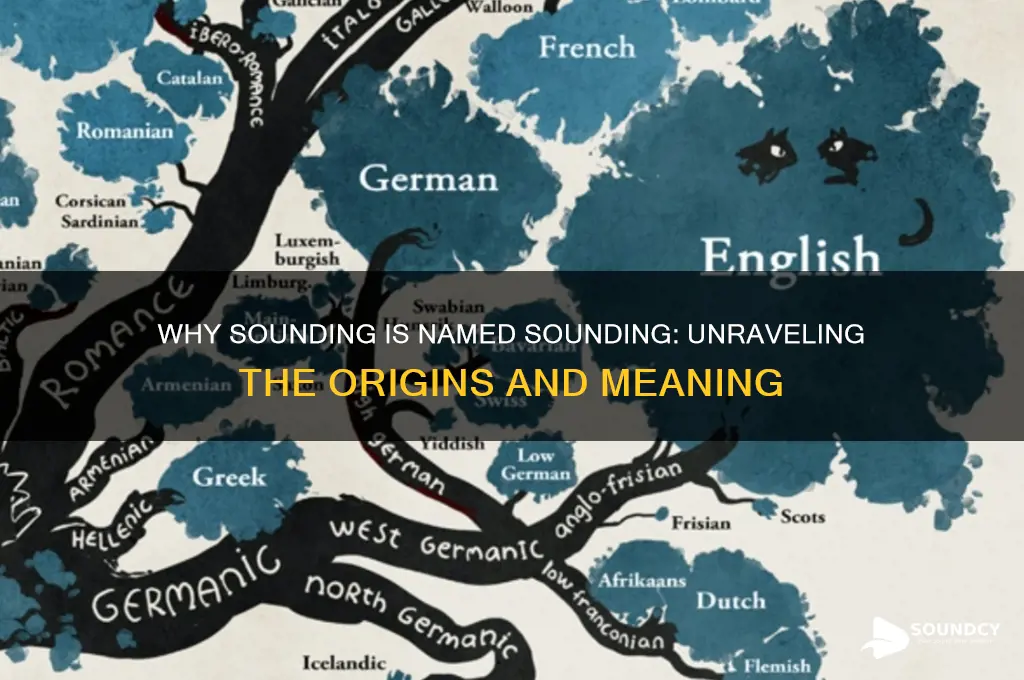 why is sounding called sounding